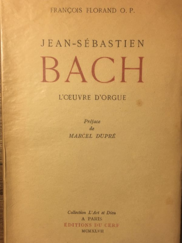 Bach Orgue